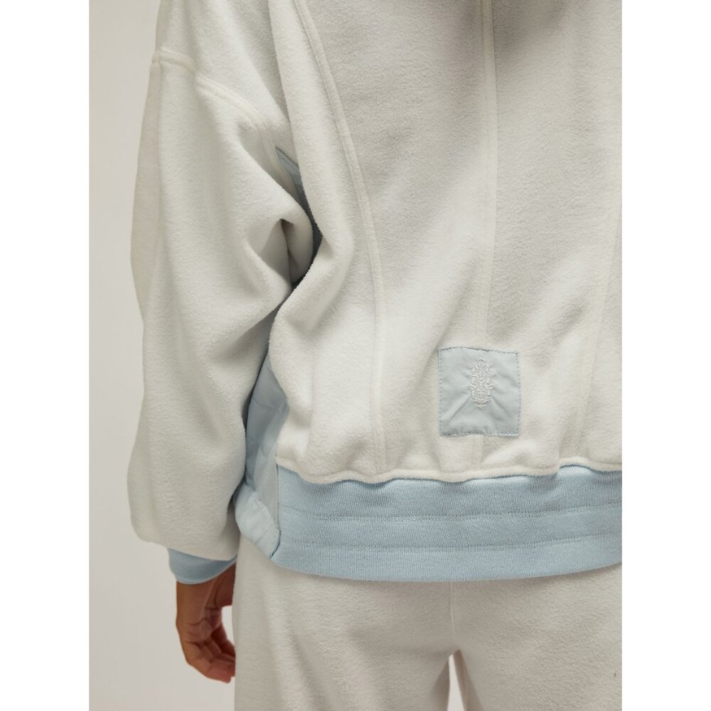 NWOT FP Movement by Free People White and Light Blue Hoodie - Picture 4 of 8